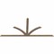 Ekena Millwork Richland Smooth Timber Gable Bracket, Douglas Fir, 96"W x 44"H x 1 1/2"D x 3 1/2"F, 11/12 Pitch GBW096X44X0204RIC00SDF - alternate 3